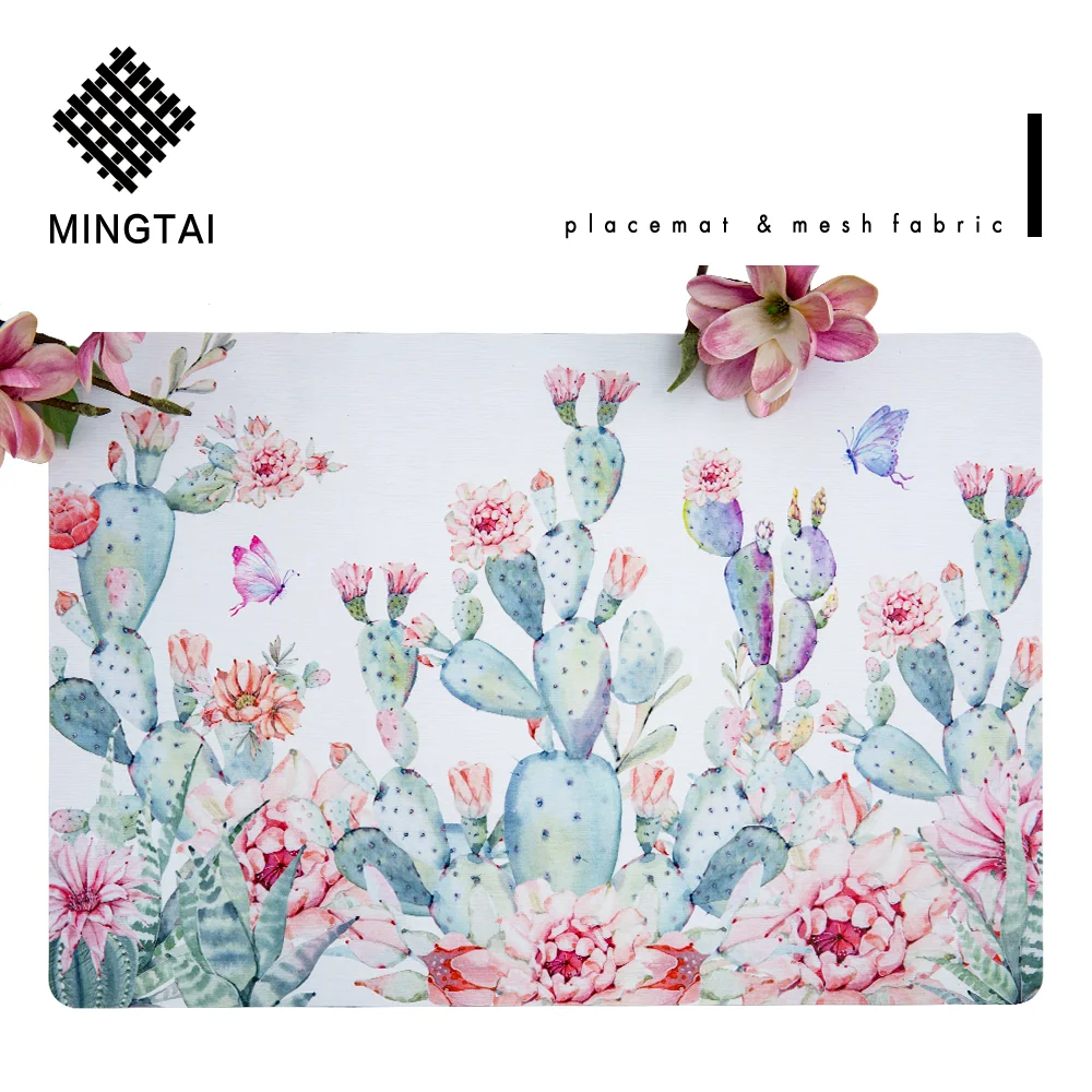 Custom Printed Table Place Mat Vinyl Placemats Wholesale Mats & Pads Plastic PVC 30*45 Cm or Customized as Picture or Customized