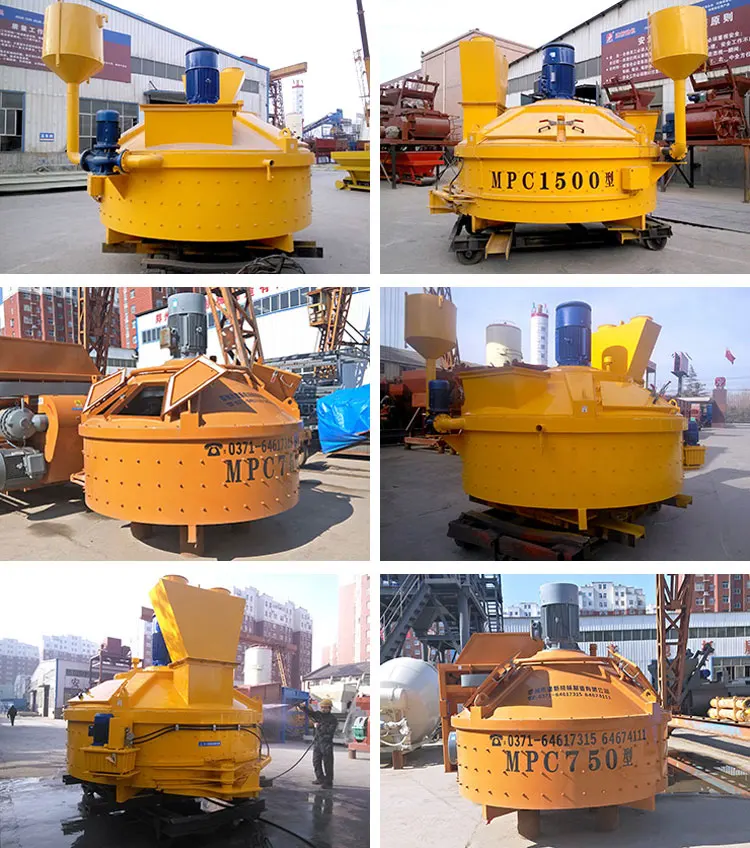 1M3 Vertical planetary concrete mixer with spare parts
