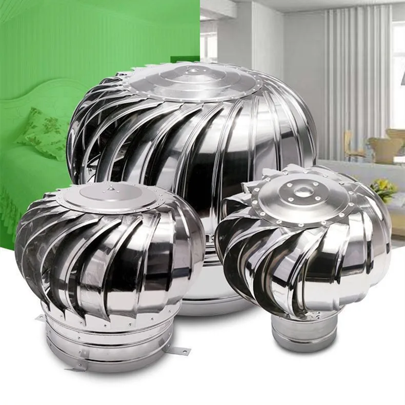 Unpowered Wind Driven Roof Turbine Ventilator Fan for Factory