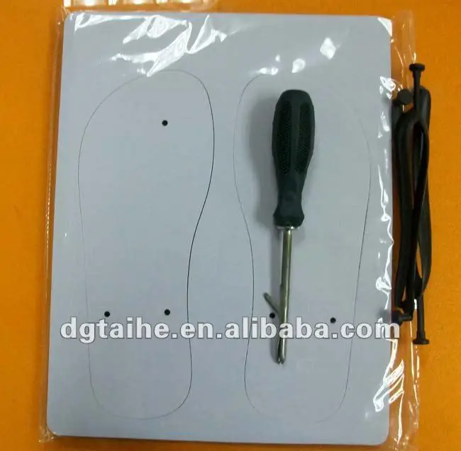 Fashion Rubber Board Slippers Blank Sublimation Flip flops