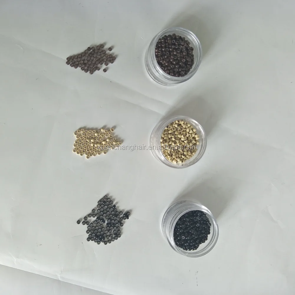 micro ring beads nano ring beads silicon beads in hair extension