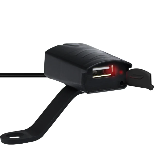 Motorcycle Accessories Mirror Lock  usb Cell Phone Charger 12V Motorbike Cycling USB Phone Charger