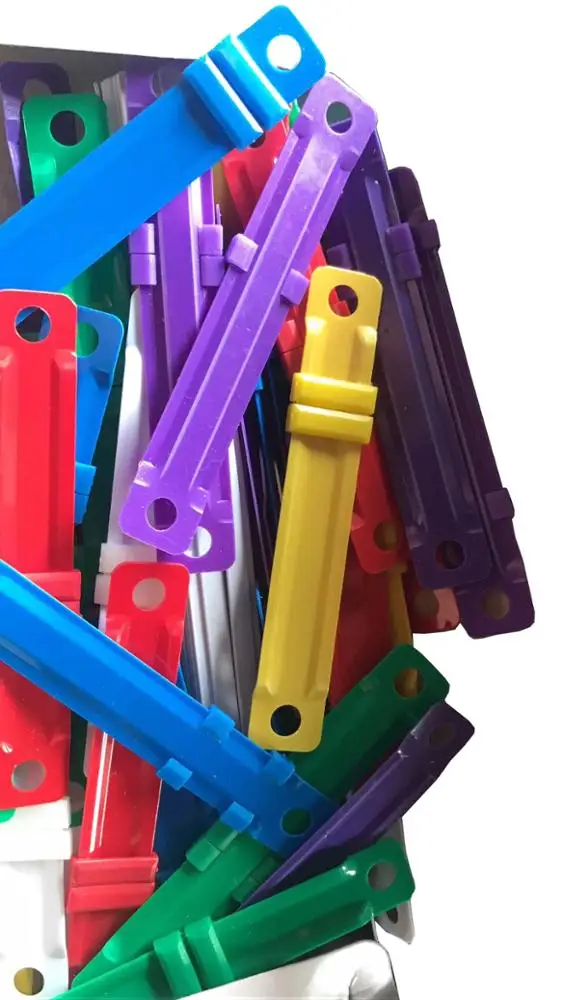 
Colorful Paper Organizer Binder Clips Document File Plastic Paper Fasteners for Office Home 