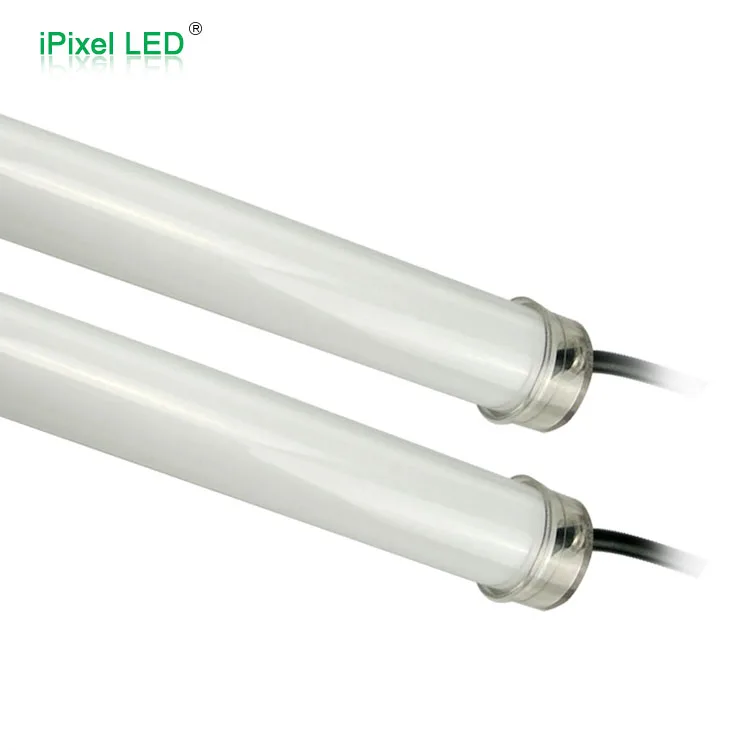 RGB full color two side view DMX512 LED meteor Tube