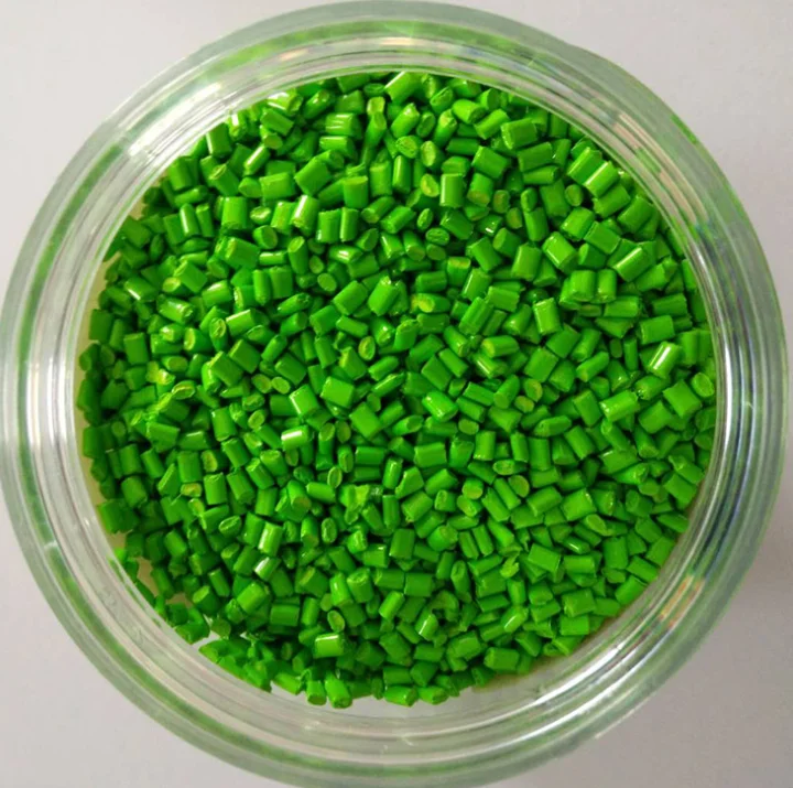 Зеленая ПЭТ маточная смесь для пластиковых контейнеров, смола PP/PE/PET/ABS/Экологически чистая среда