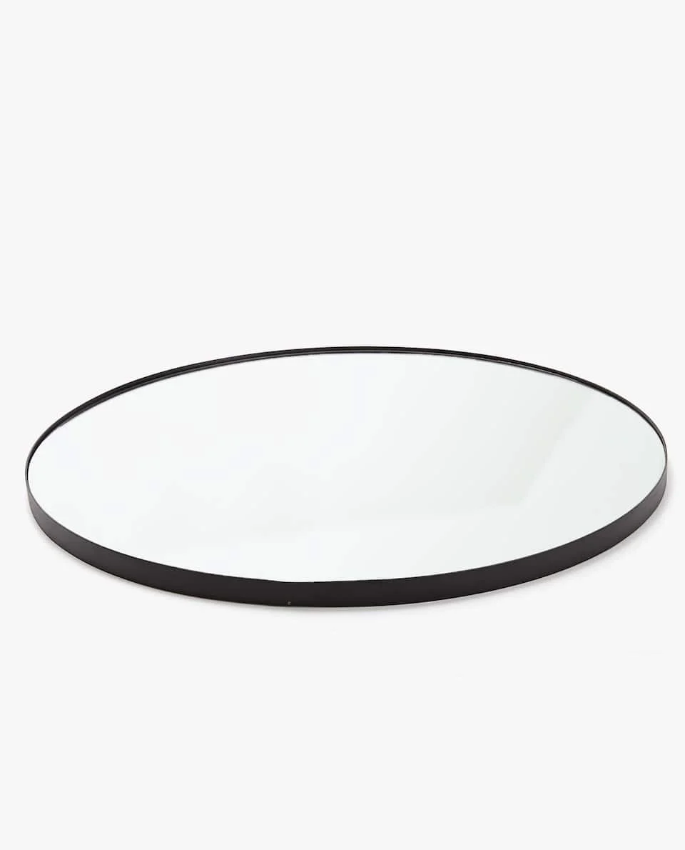 Modern nordic decorative large metal frame wall round mirror for sales mirror supplier in Ningbo