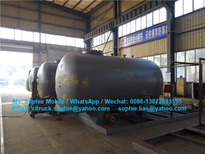 CLW 5MT New & Used Horizontal Mobile LPG Filling Station Carbon Steel Mobile Plant Equipment with Pump & Pressure Vessel