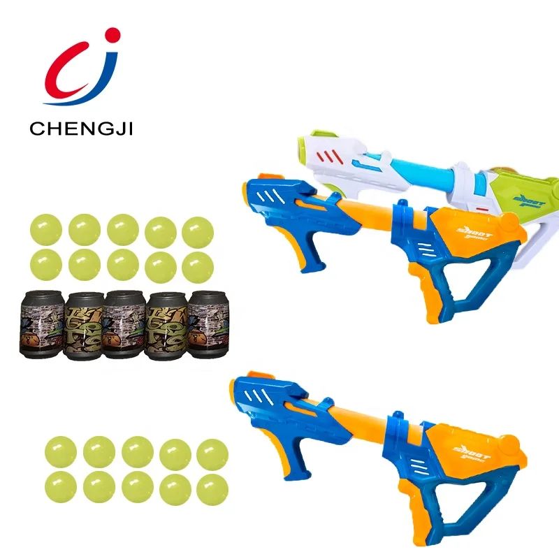 Wholesale powerful air pressure shooting game eva foam paint ball guns