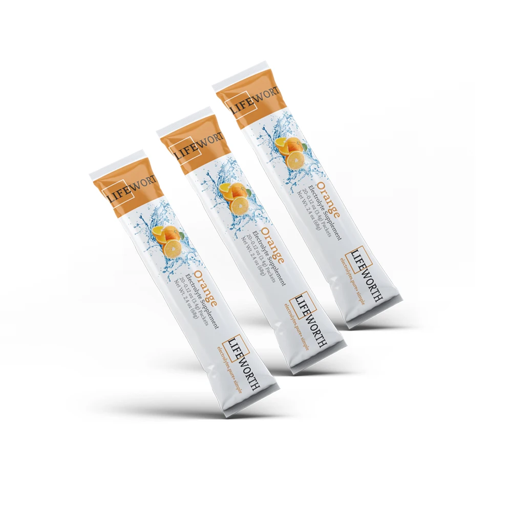 Lifeworth Электролитный спортивный порошок для напитков с ароматом апельсина