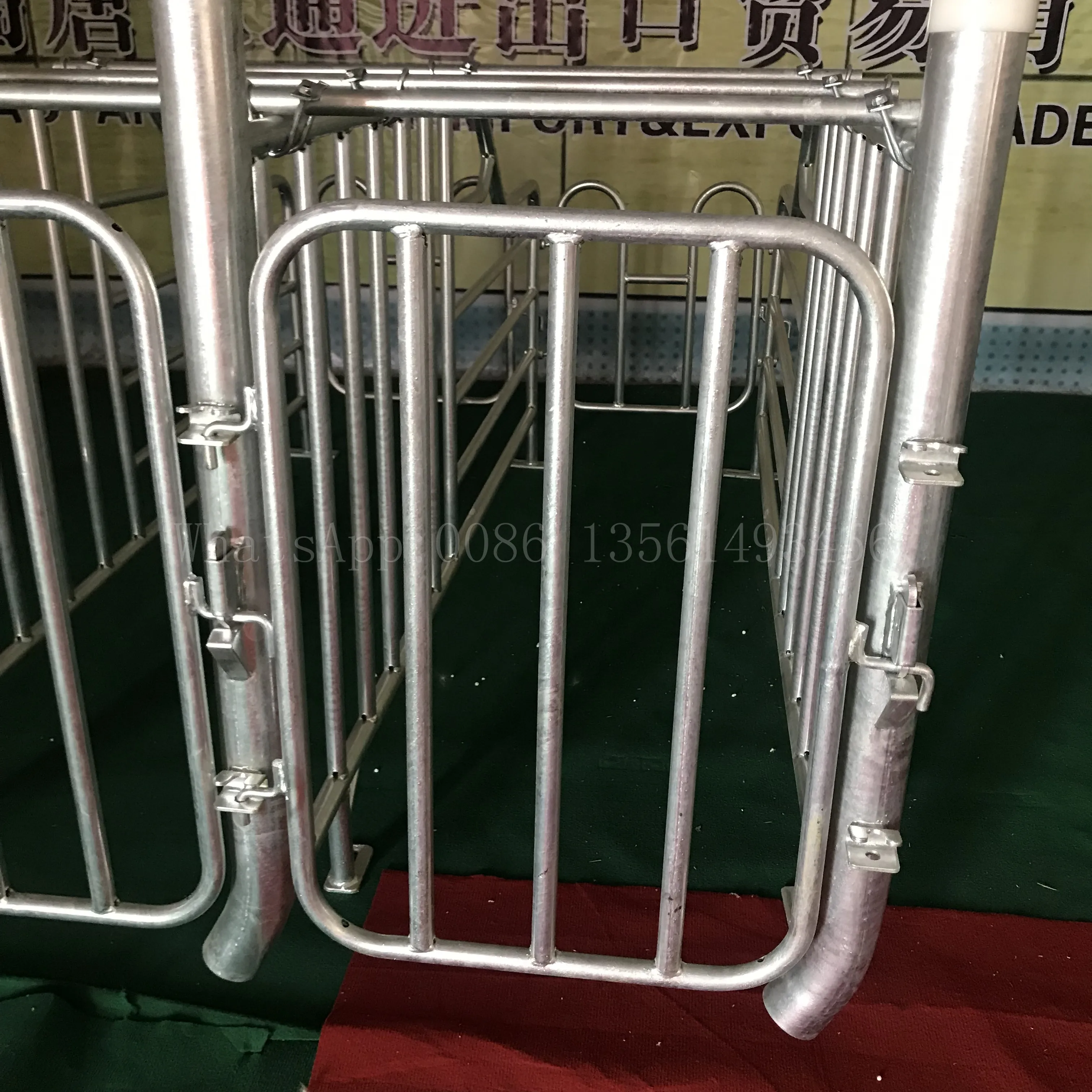 
Pig galvanized limiting pen or stall 