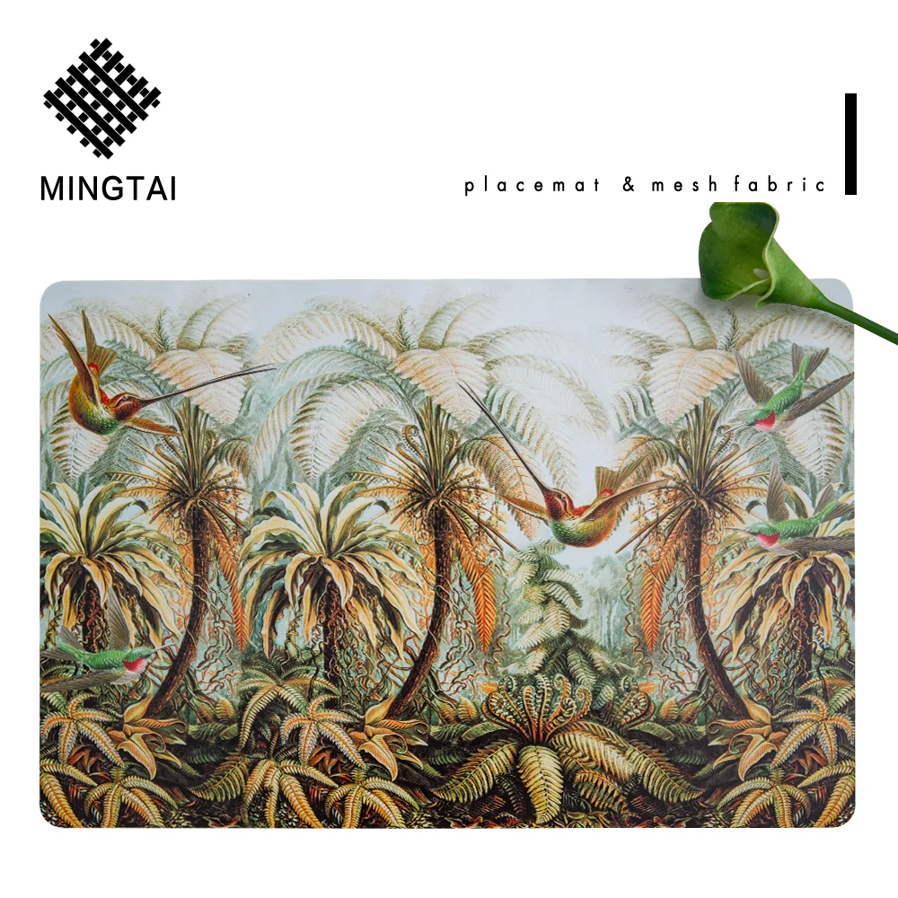 Custom Printed Table Place Mat Vinyl Placemats Wholesale Mats & Pads Plastic PVC 30*45 Cm or Customized as Picture or Customized