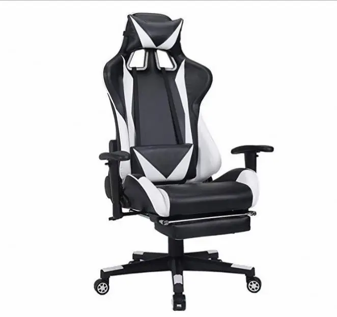
Racing Oem Pc Custom Chairs E Blue Neck Pillow E sport 2019 Ergonomic No Wheel Armrest Seat Yellow White Dota 2 Gaming Chair 