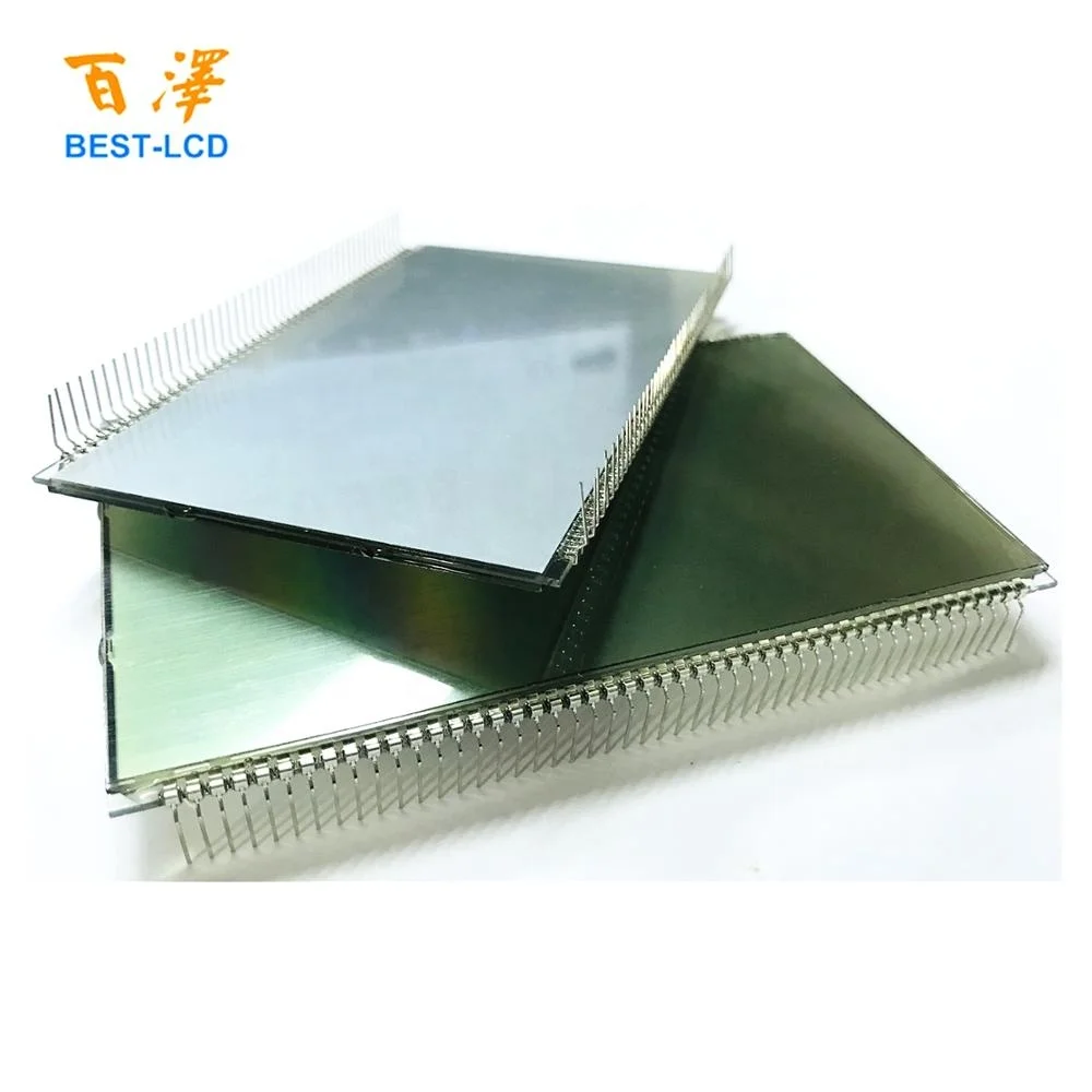 66 LCD Custom Size Monochrome 2 rows of 7 Segments 6 digits 96 pins LCD Panel Display for Fuel dispenser/Petrol Pump/Gas Machine