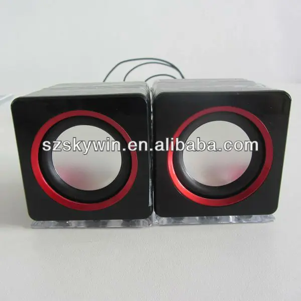 Горячая распродажа дешевый портативный куб мини-черный динамик для ipod