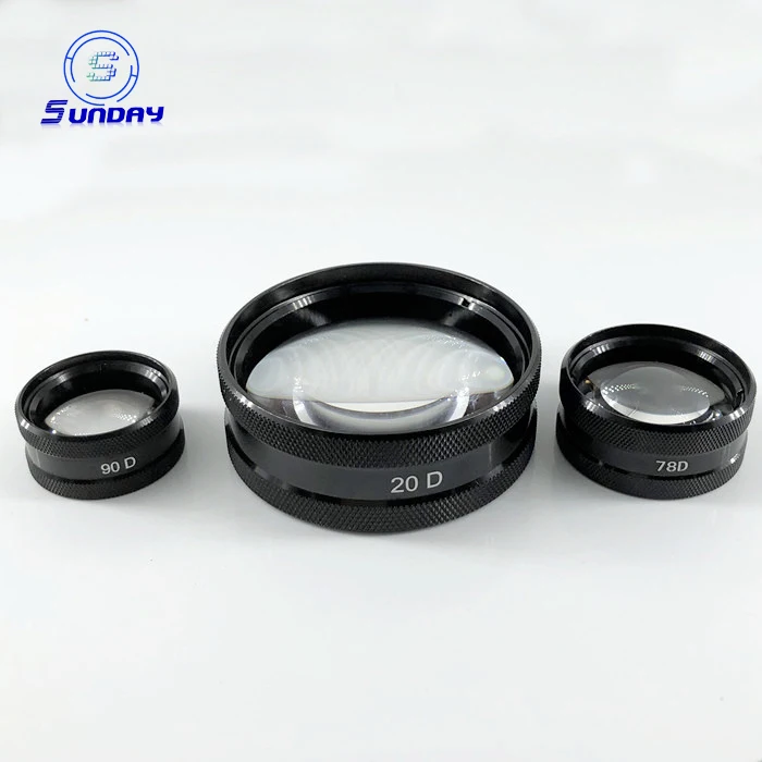 Optical Ophthalmic 20D 78D 90D Retina Lenses Aspheric