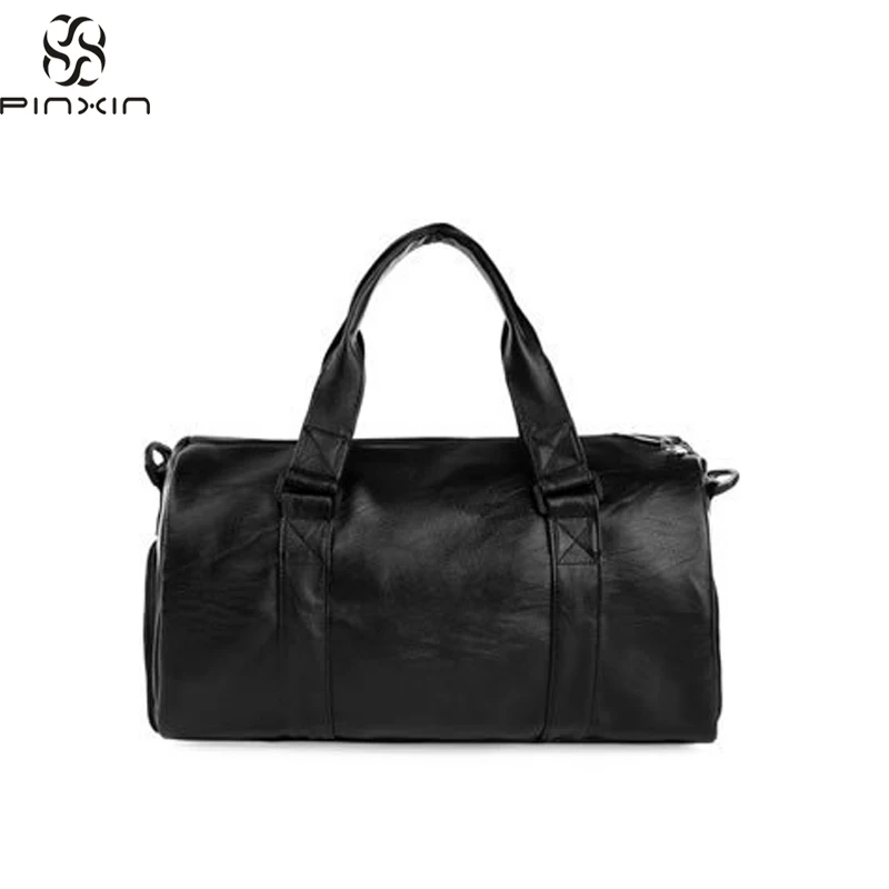 
Customized Logo Anti Theft Pilot Men Leather Duffle Business Fashion Waterproof Sports Custom Mens Leather Travel Bag 