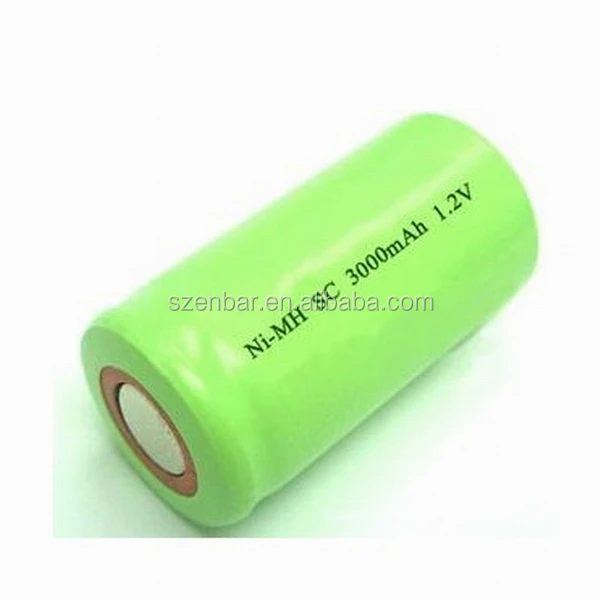 SC ni-mh battery pack with 4200mAh pencil cell 7.2v