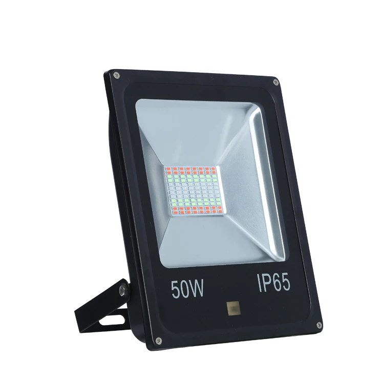 High efficiency ip65 waterproof outdoor RGB 10W 20W 30W 50W RGB led floodlight