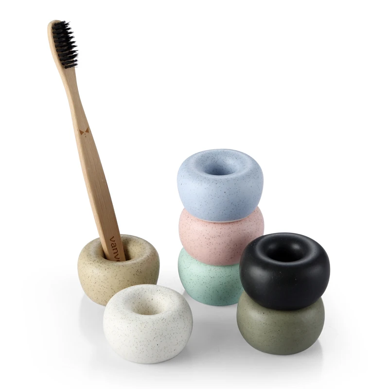 
Factory made wholesale ceramic tooth brush holder stand 