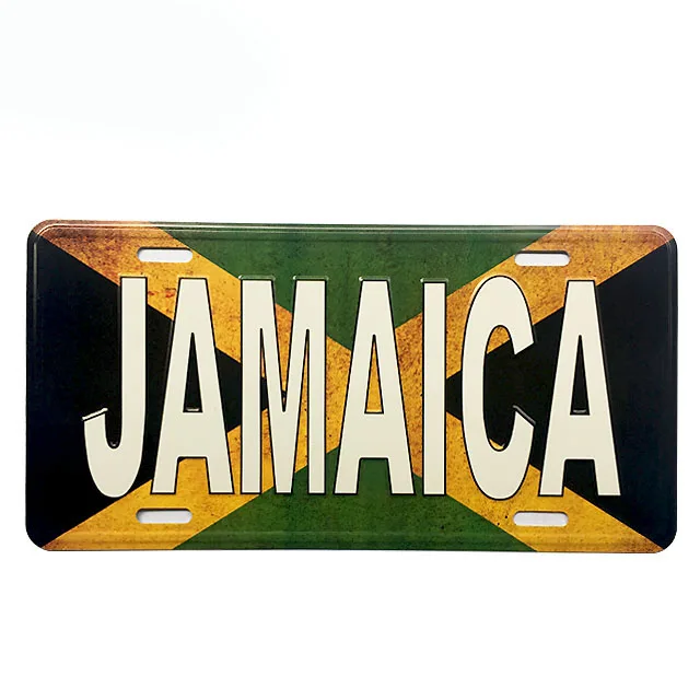Custom Aluminum Embossed Car License Plates