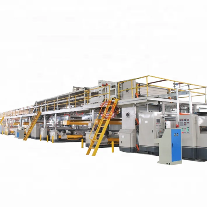 WJ-150-1800 type three layer corrugated roller cardboard production line
