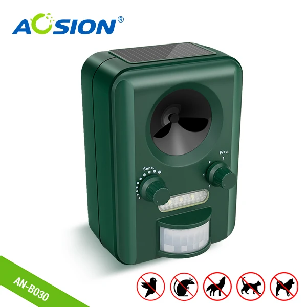 
solar power product away scarer deterrent device chaser ultrasonic bird repeller 