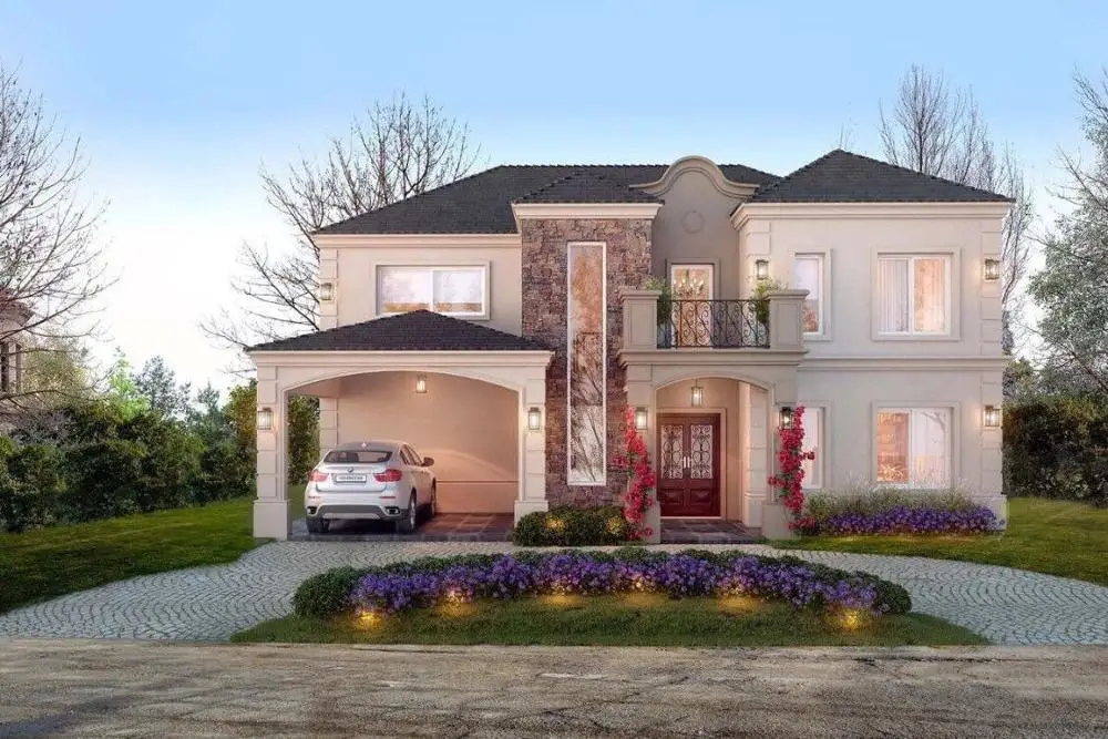 2019 New design elegant luxury prefab villa made in China