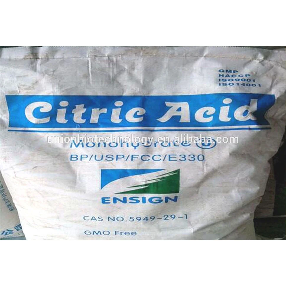 
Ensign citric acid monohydrate /anhydrous with factory price 