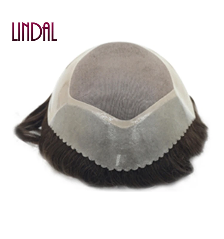 Hair Wig Toupee for Men 100% Human Hair