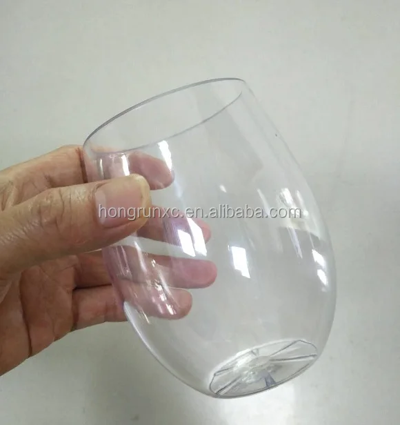 Dishwasher safe Cold drinking coffee drinking cups SAN Plastic  Wine glasses