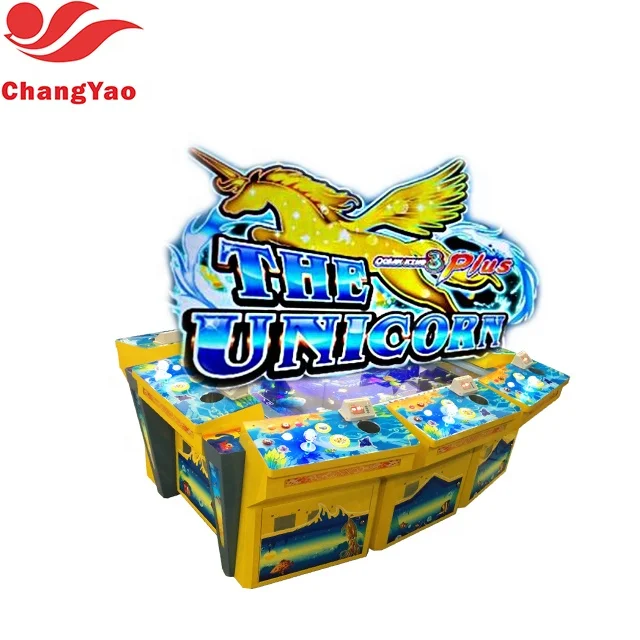 США IGS 3 игроков встать единорог рыбы игры Азартные игры машина казино