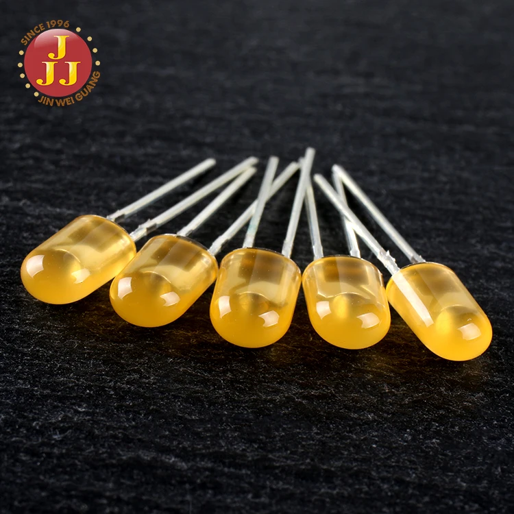 Chinese Manufacturer Super Bright 590nm Orange LED 5mm