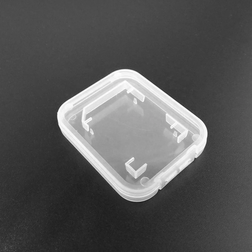 Good Quality PP Material Single SD Card Plastic Case Memory card case