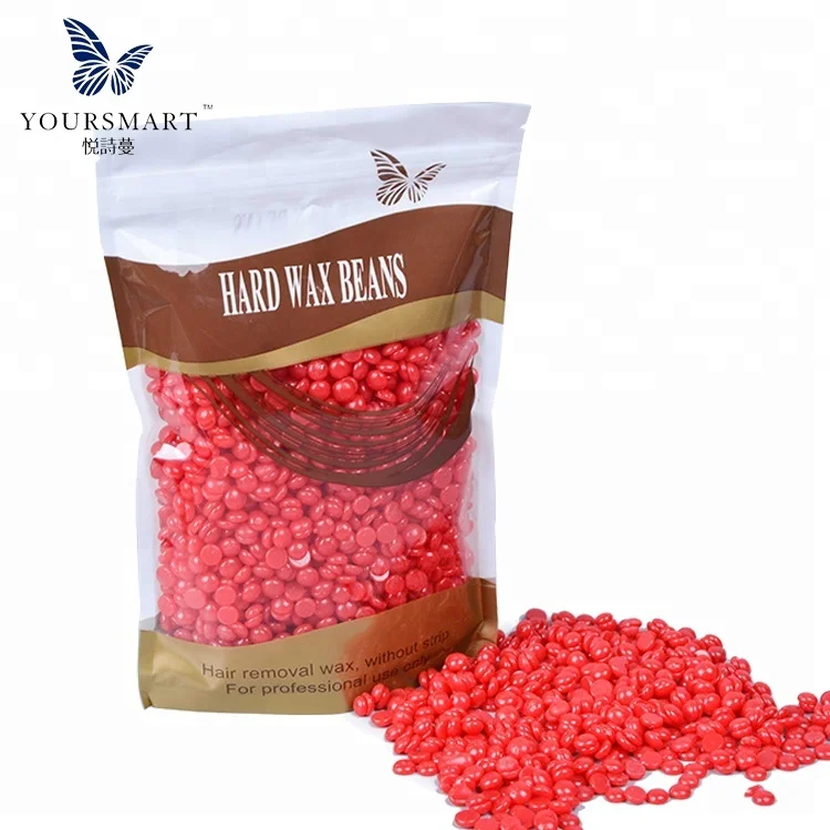 Scented hard pearl granules hot film wax bead for hair removal/ bikini waxing with MSDS