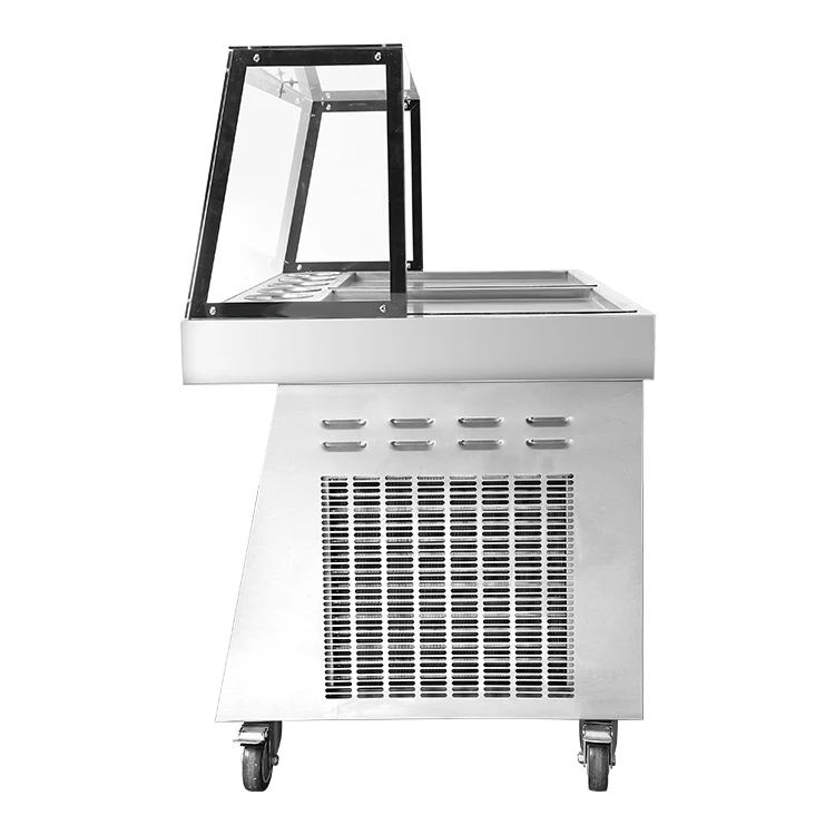 
High capacity machine for fried ice cream/roll ice cream machine fried 