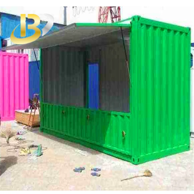 
Hot Sale houses coffee shop container bar 20ft high cube /prefabricated container houses 