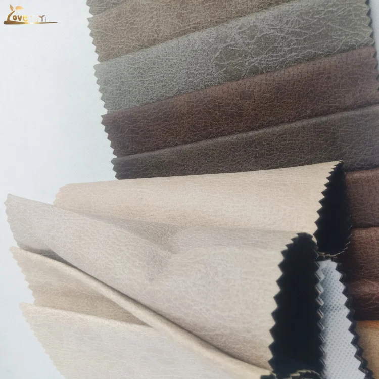 100% polyester upholstery suede leather fabric for car seat
