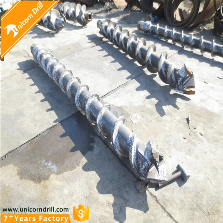 35crmo Customized Manufacturer Clay Cutter Teeth Helix Joint Spiral Soil Auger Piling Pile Driver Mini Cfa Rotary Drilling Rig