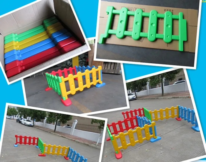 Factory price direct wholesale Colorful Non-toxic kindergarten baby safety fence children playpens  indoor kids play area fence