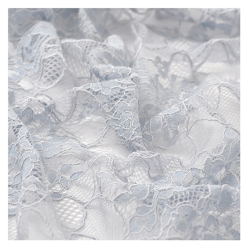 Chinese suppliers sell high quality solid color cheap hot Dubai French lace fabric