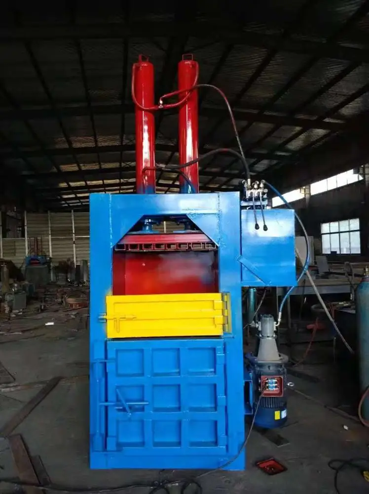 Automatic Hydraulic press packing / cotton wheat straw baler machine/fiber baling machine with best quality