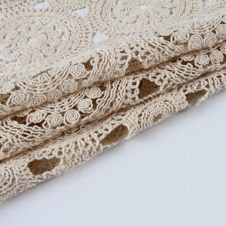 New arrivals chemical indian gupure embroidery water soluble lace fabric online