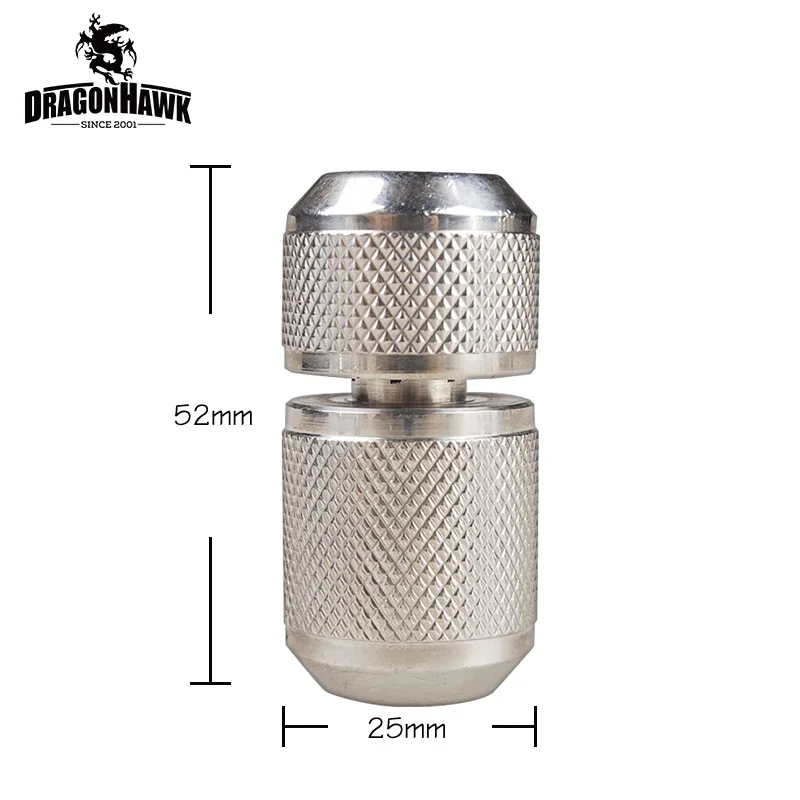 Рукоятка из нержавеющей стали Dragonhawk 25 мм высшего качества, 10 шт.