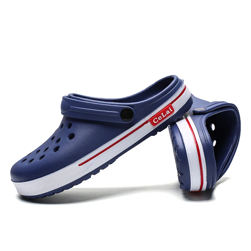 Обувь YT, последние летние мужские тапочки, модная уличная садовая обувь