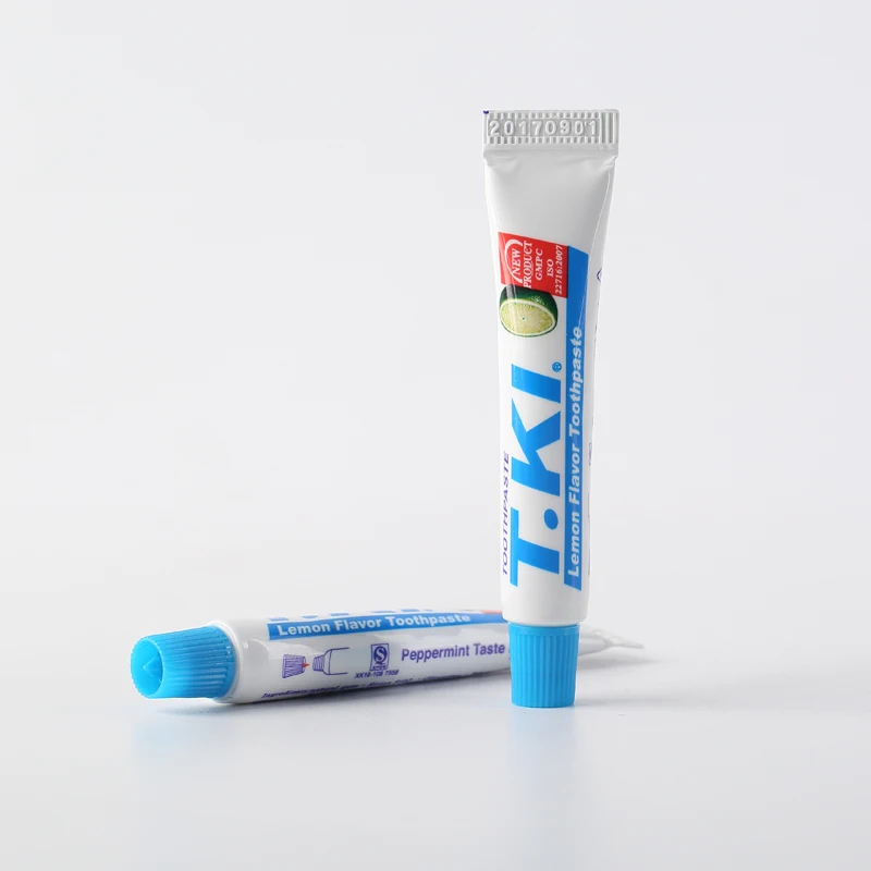 Wholesale small packing hotel whitening cleaning 5g 8g T.KI kid adult tooth paste