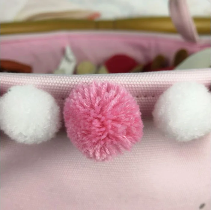 Baby Room Laundry Baskets Nordic Style For Children with Cartoon Cat and Whale