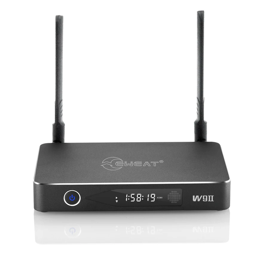 EWEAT W9 II 4 К smart tv box android smart s912 2018 дешевые цены черный алюминиевый корпус android tv box