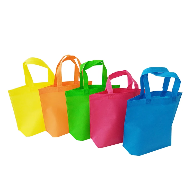 
Promotional recyclable tote eco shopping small non woven fold bag 