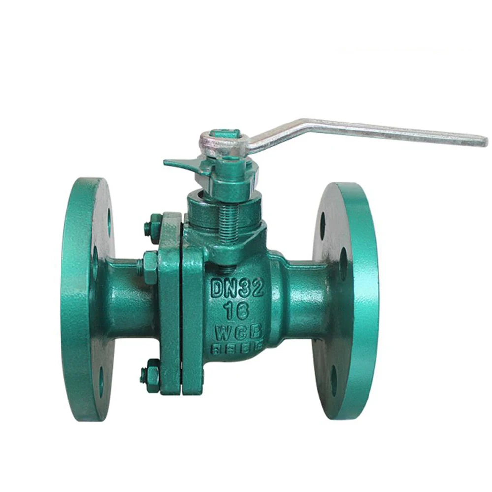 COVNA DN150 6 inch 2 Way Double Flange Type Cast Steel Lever Operated Ball Valve upvc/brass/stainless