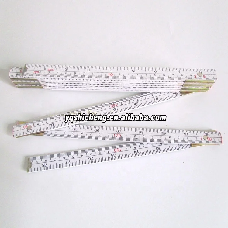 2 Meters/78 Inch 10 Folds Foldable Making Wooden Carpenters Folding Ruler Supermarket Discount As Gift ODM